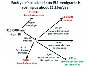 cost of immigration non EU