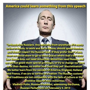 putin on west suicide
