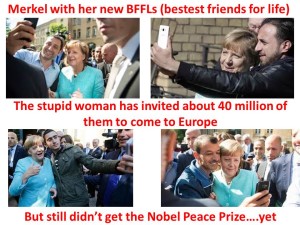 merkel selfies