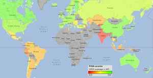 pisa-scores-2009-world-map1